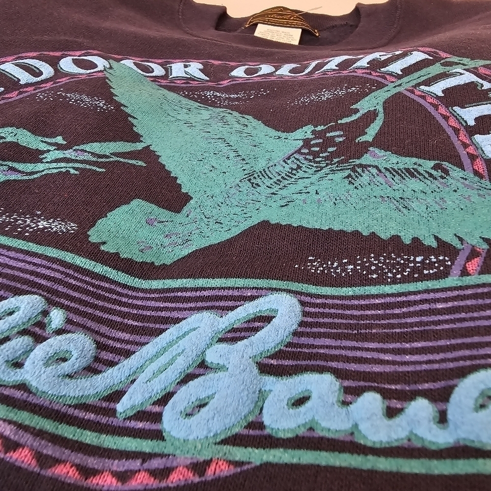 Eddie Bauer Outdoors Canadian Goose Sweatshirt Men's Size Medium Vintage 90's - Picture 9 of 9